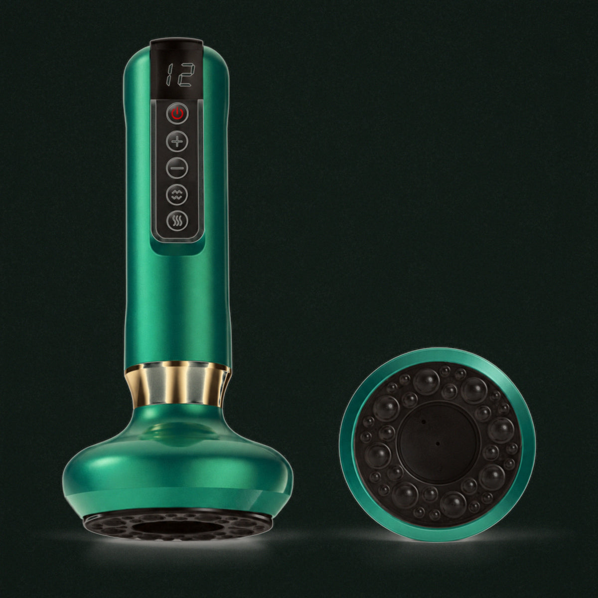 The Ritual Set: the Sculpt One on its night ground, with its flat disc head