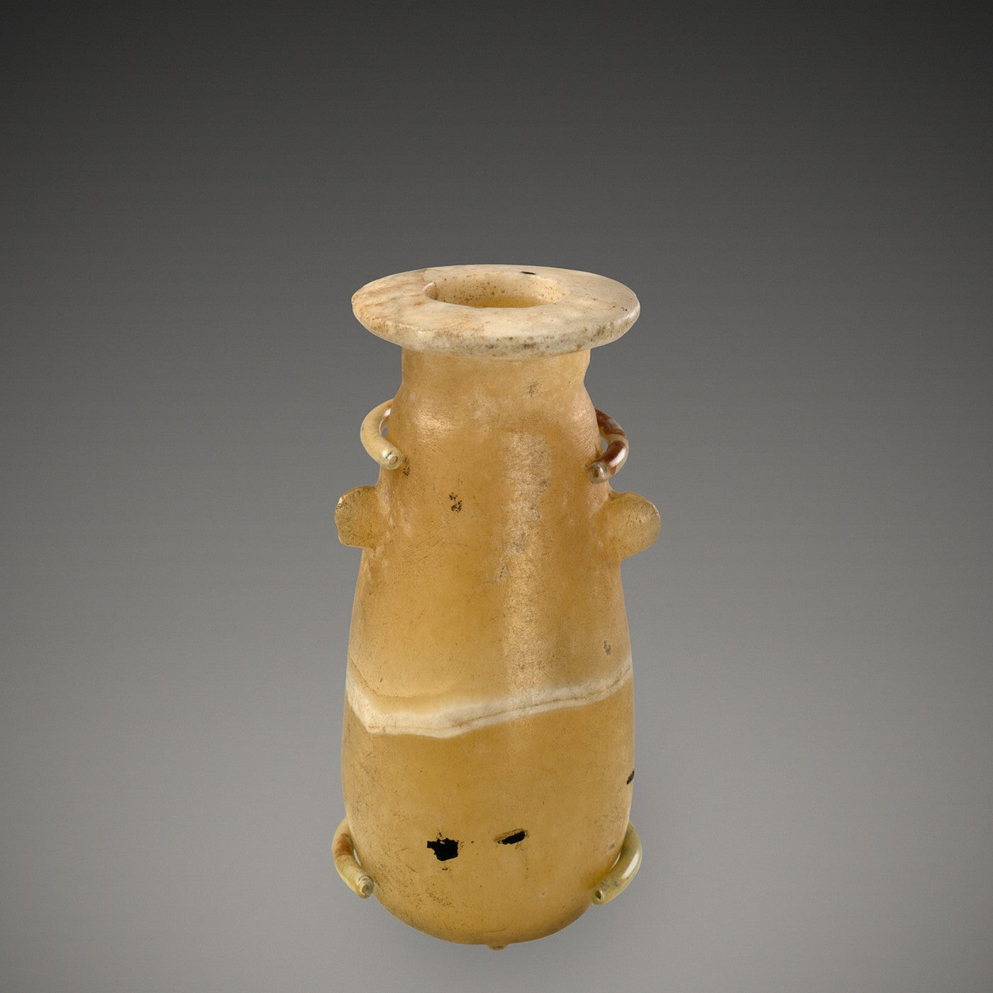 An alabaster flask for scented oil